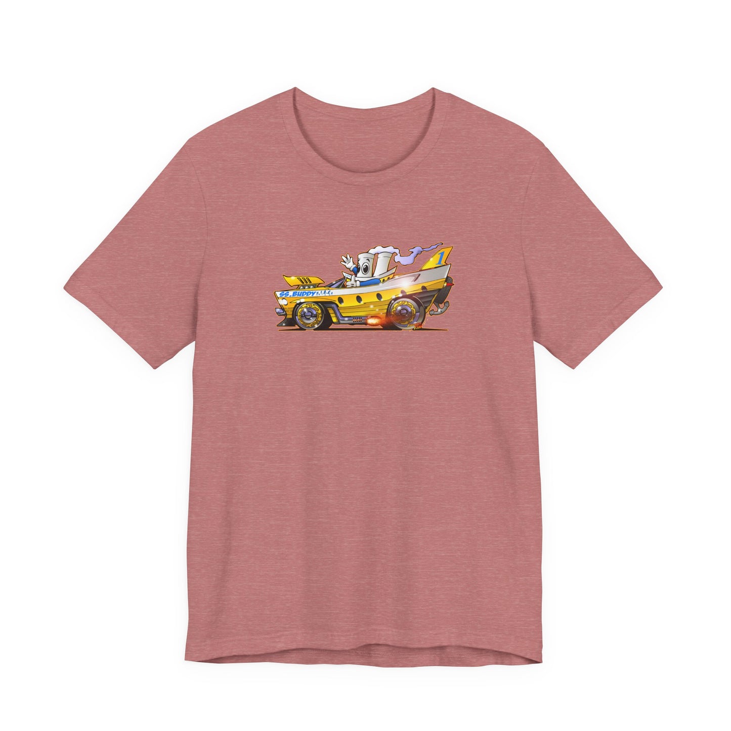 BUDDY CRUISE BUDDYMOBILE Custom Car Art Short Sleeve Tee in 17 Colors