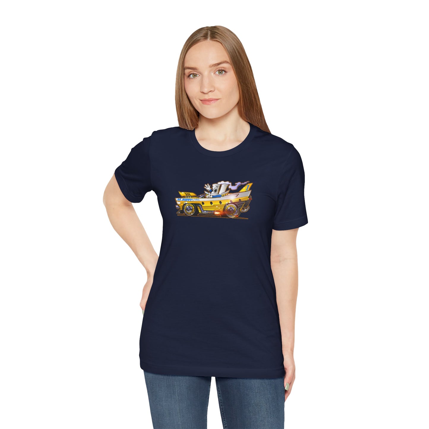 BUDDY CRUISE BUDDYMOBILE Custom Car Art Short Sleeve Tee in 17 Colors