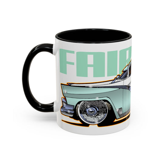 FORD FAIRLANE 1956 COUNTRY WAGON Vintage Collectible Coffee Art Mug - 2 Sizes