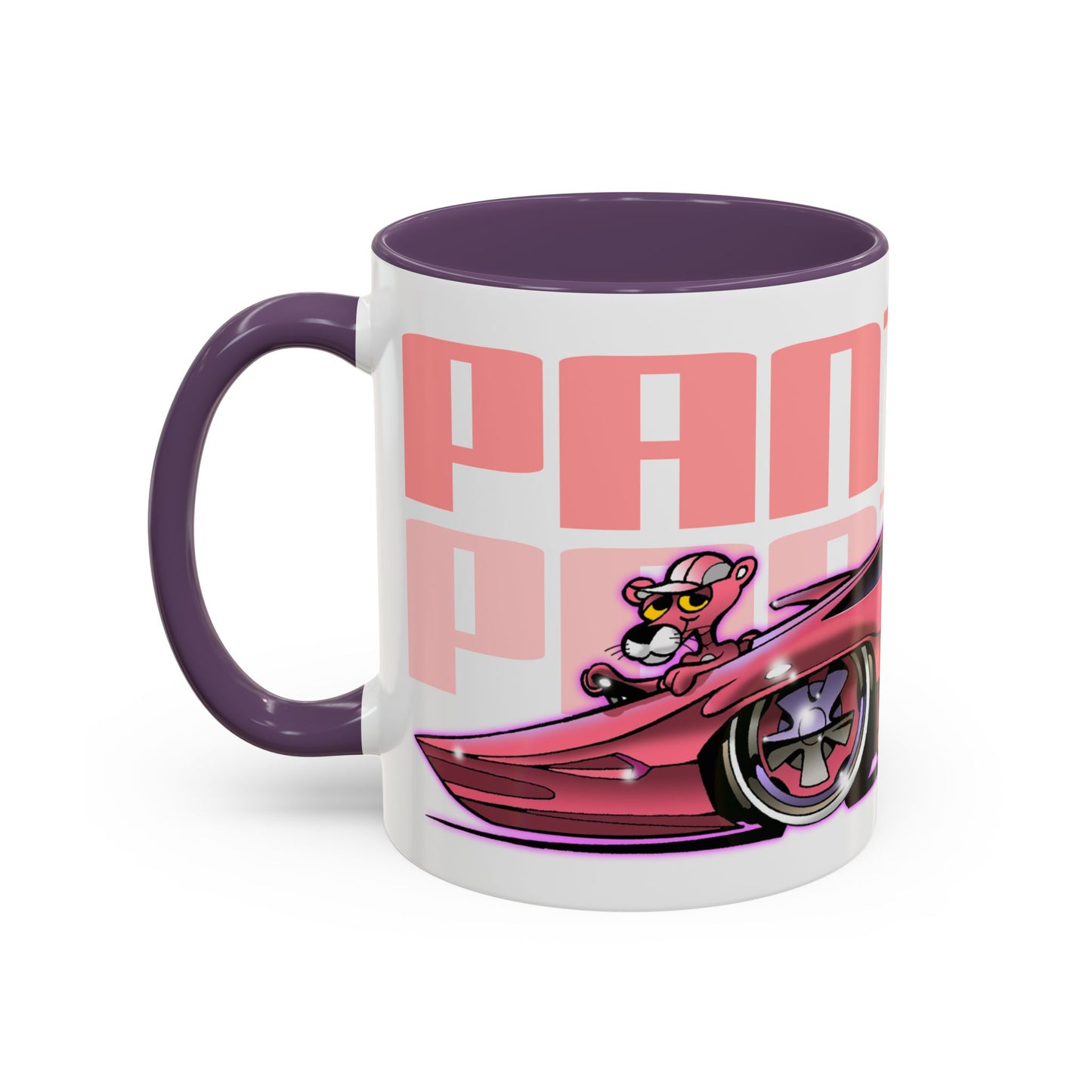 PINK PANTHER PANTHERMOBILE Collectible Coffee Art Mug - 2 Sizes