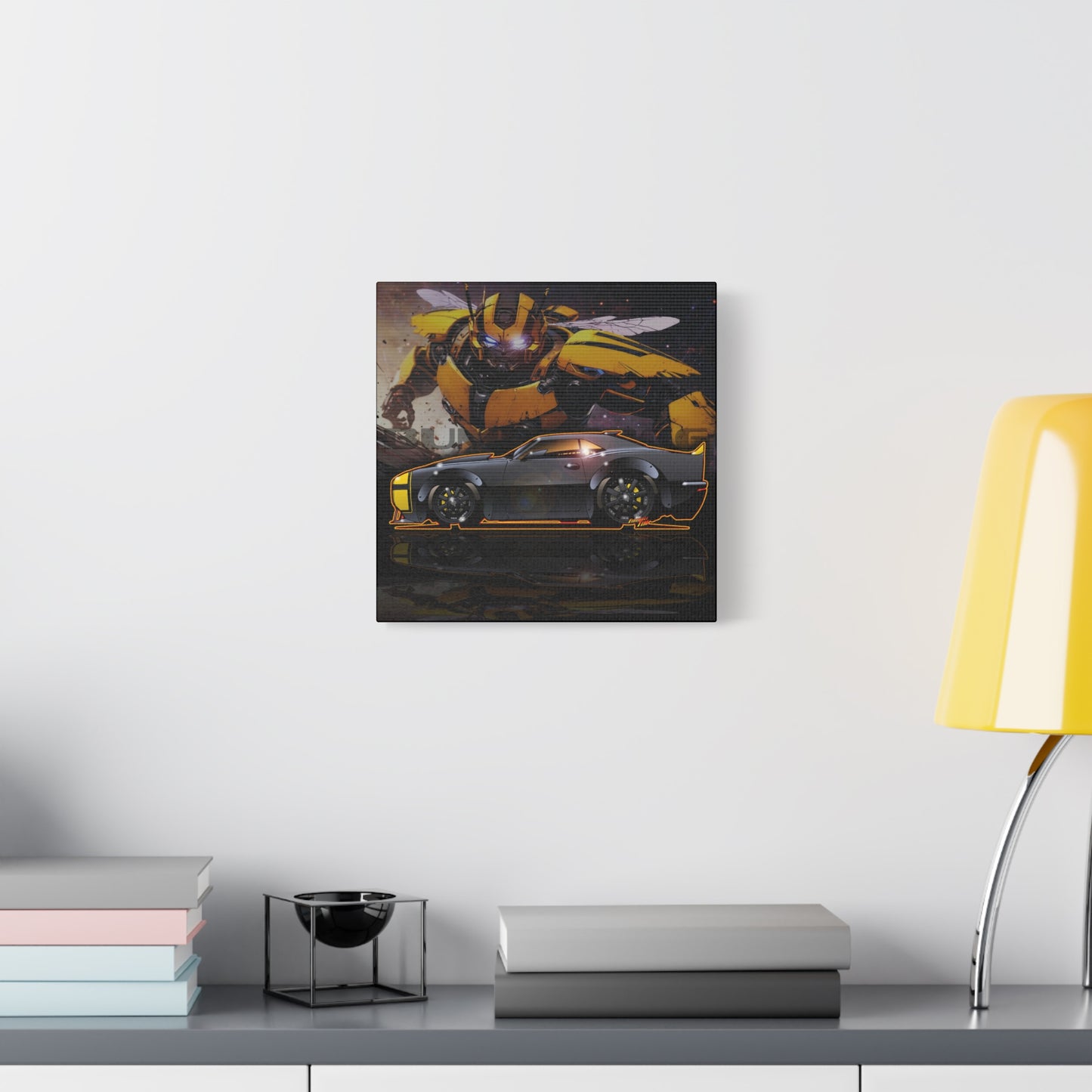 TRANSFORMERS BUMBLEBEE 1967 Camaro Fireball Art Canvas Print