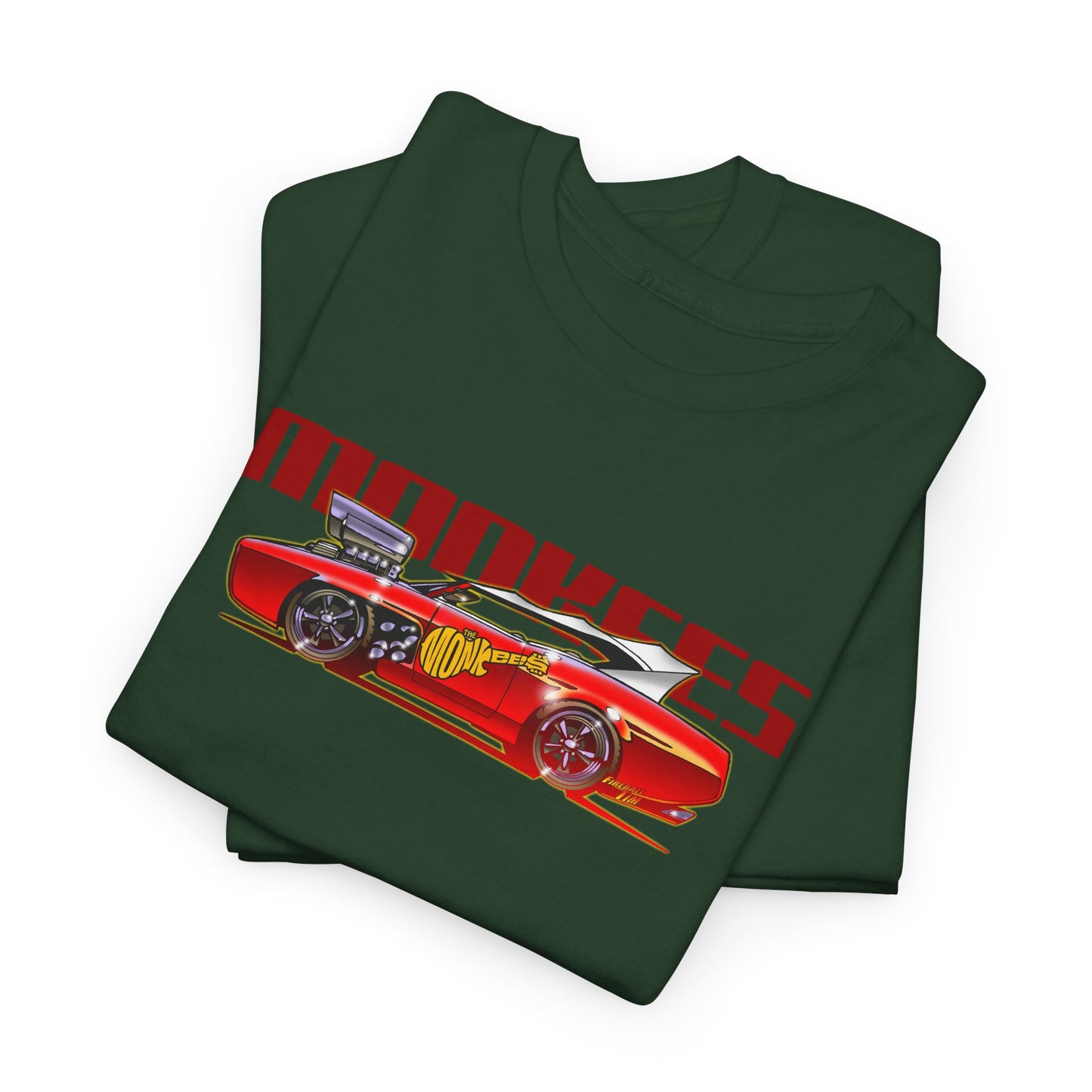 THE MONKEES Monkeemobile Cotton Tee Shirt - 12 Colors