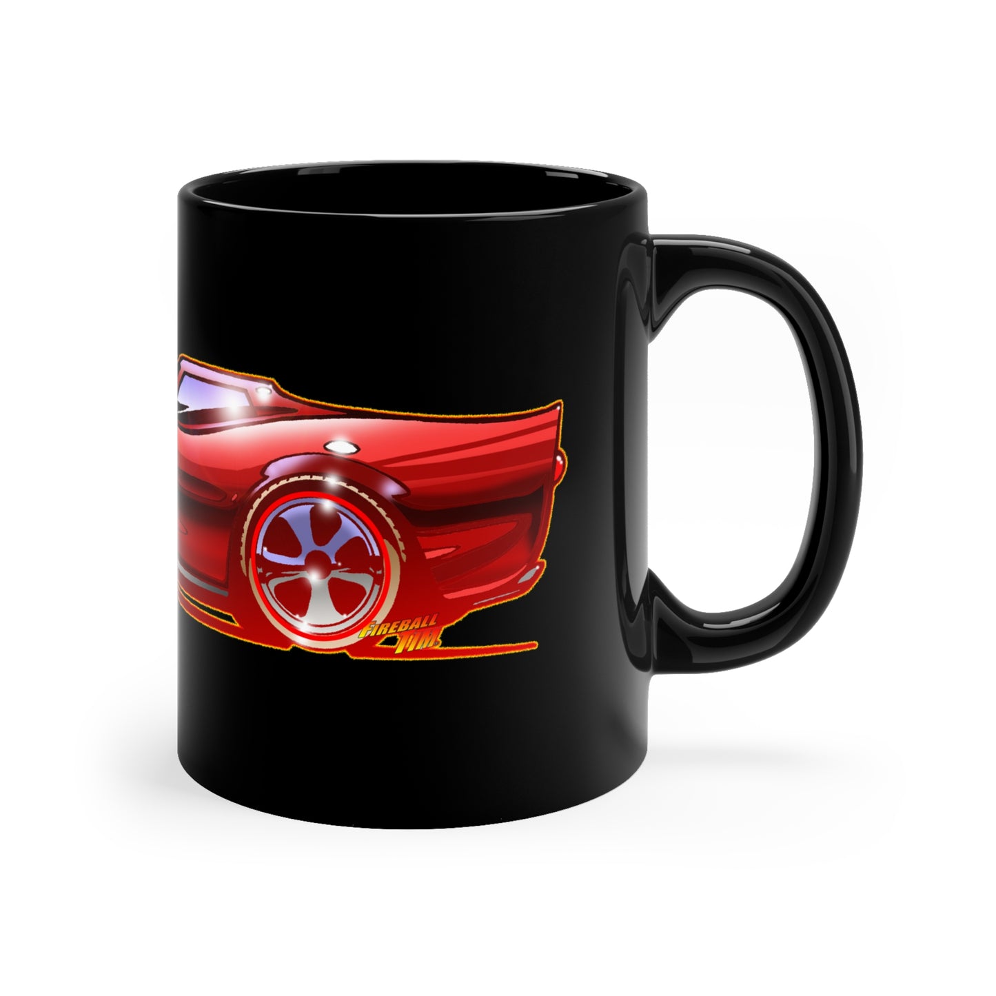 Hot Wheels CUSTOM CORVETTE Redline Coffee Mug 11oz