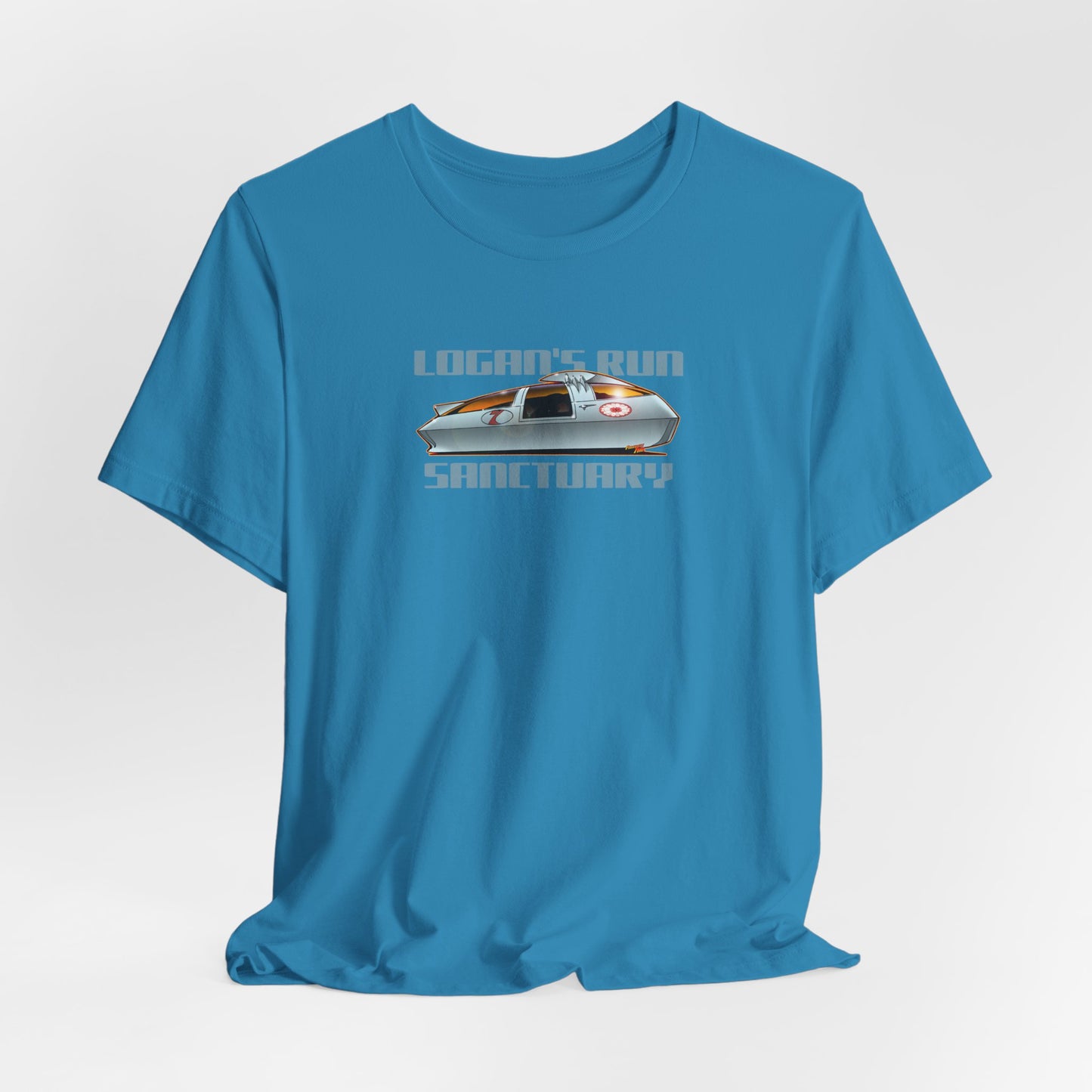 LOGAN'S RUN Sci Fi TV Car Collectible Fireball Art Short Sleeve Tee 12 Colors