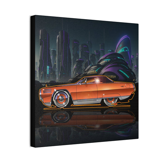 CHRYSLER TURBINE 1966 Concept Car Canvas Fireball Art Wall Print