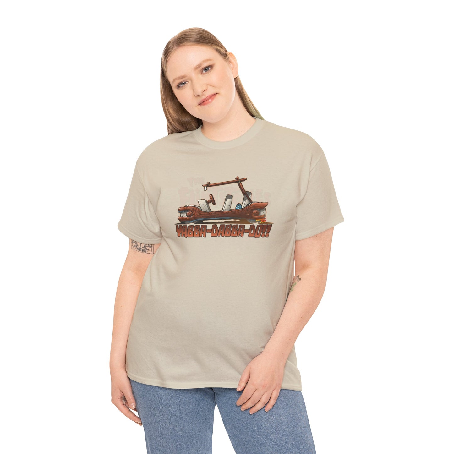 THE FLINTSTONES Cartoon Bedrock Roadster Tee Shirt 12 Colors