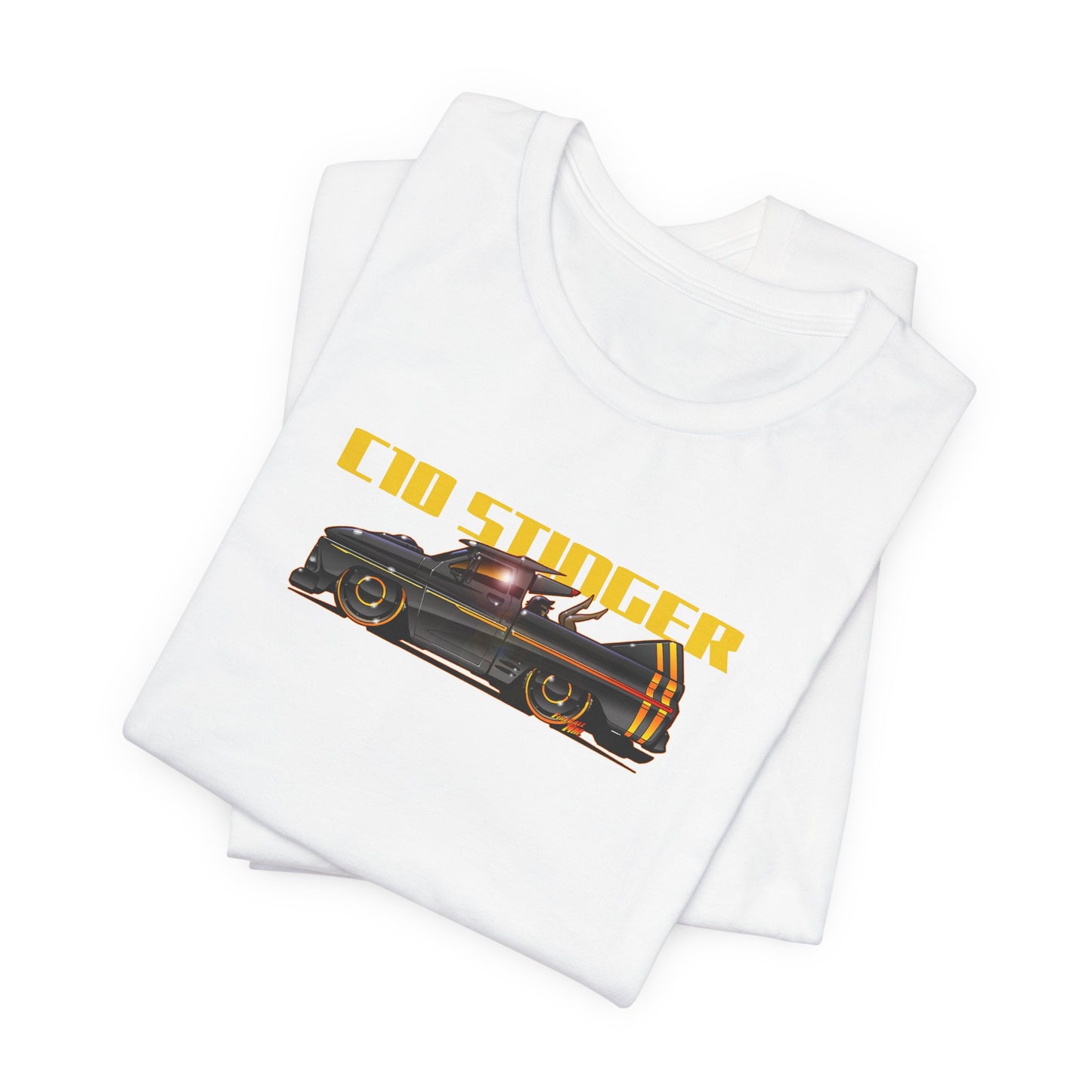 CHEVROLET C10 1960 Stinger Pickup Truck Custom Short Sleeve Tee 8 Colors