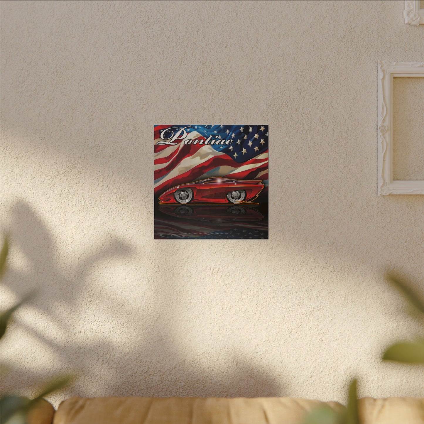 PONTIAC BANSHEE Concept Car Collectible Fireball Art Canvas Print