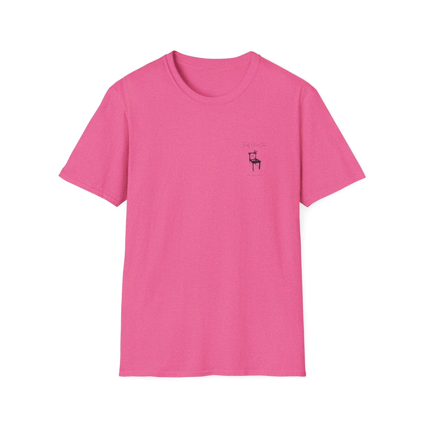 EMPTY CHAIR CLUB Unisex Softstyle T-Shirt - Casual Comfort for Relaxation and Reflection
