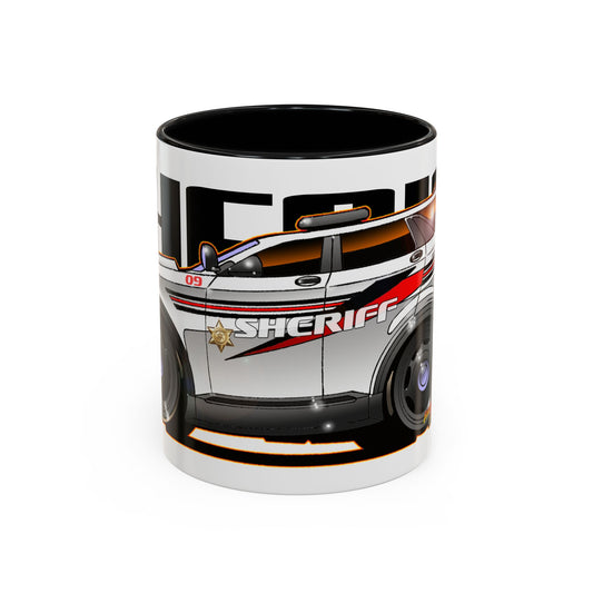 FORD EXPLORER SHERIFF POLICE CRUISER Collectible Art Coffee Mug - 2 Sizes