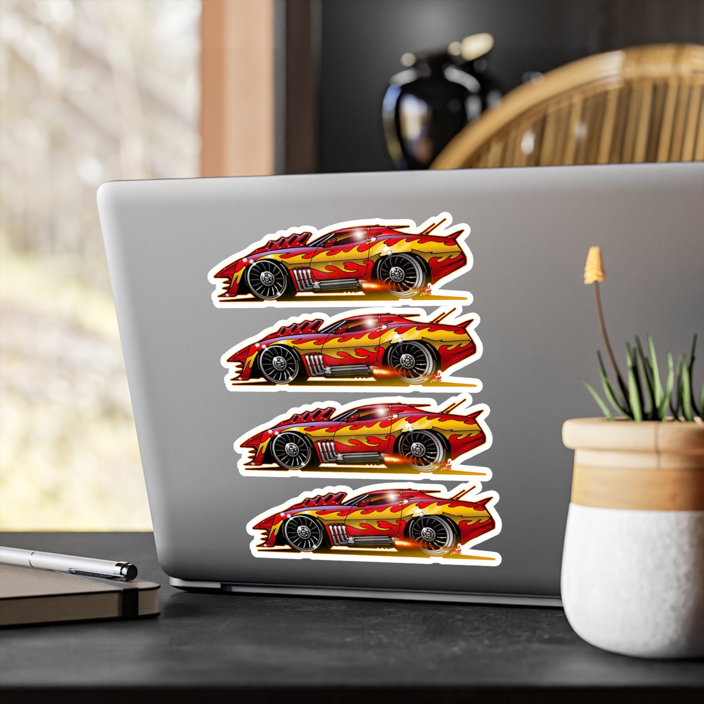 CORVETTE SUMMER Movie Car Collectible Stickers - 4 Sizes