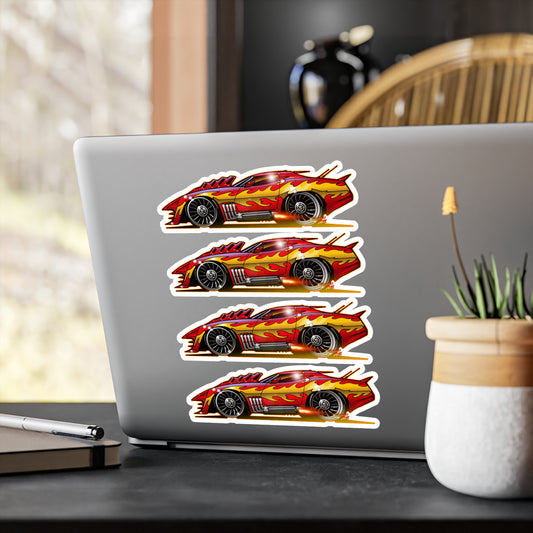 CORVETTE SUMMER Movie Car Collectible Stickers - 4 Sizes