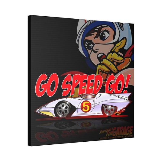 SPEED RACER MACH 5 Cartoon Canvas Art Print - 2 Sizes
