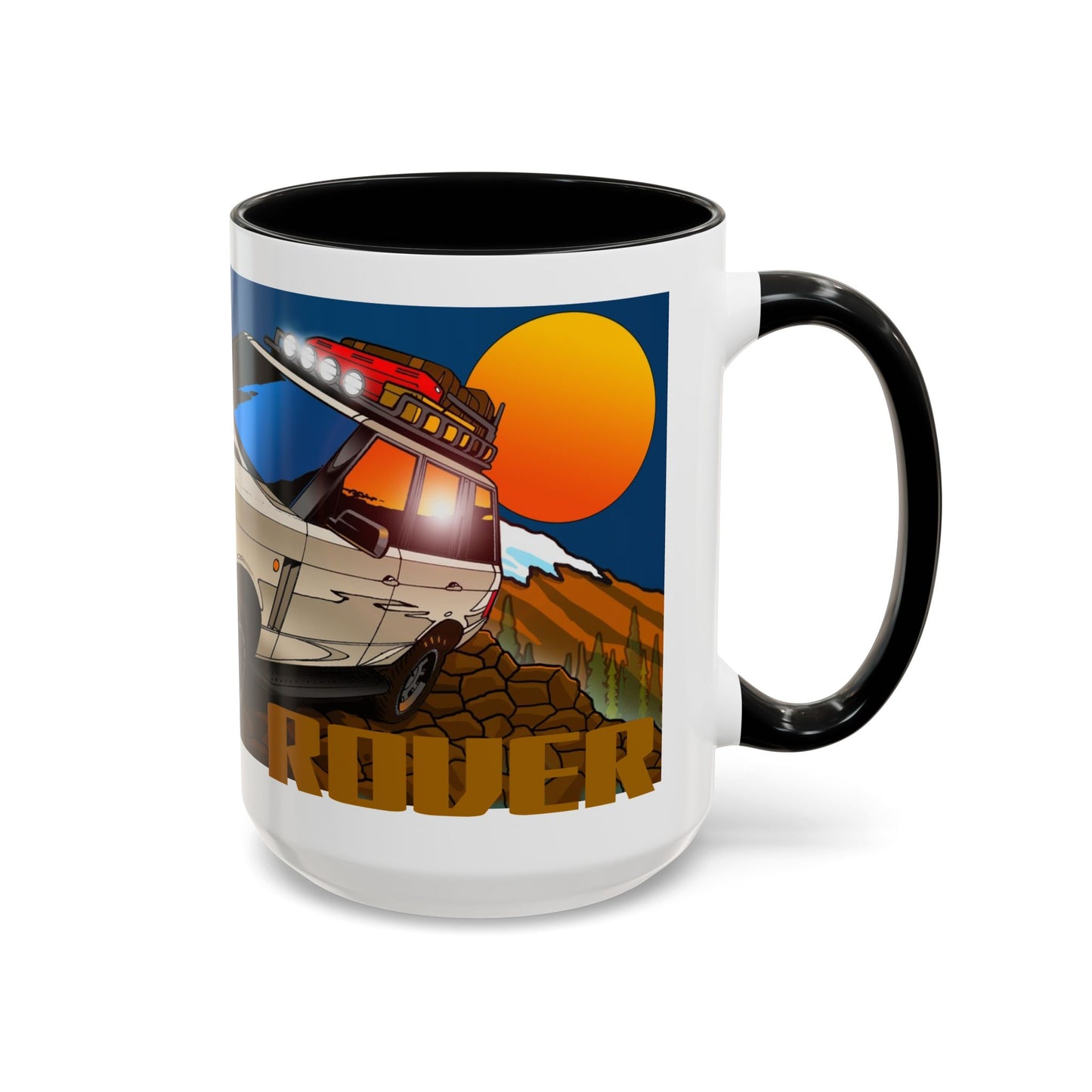 RANGE ROVER EXPLORER Fireball Art Coffee Mug - 2 Sizes