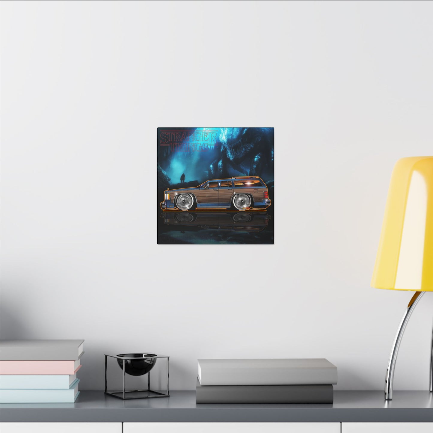 STRANGER THINGS Mercury Colony Park Wagon Collectible Canvas Art Wall Print - Multiple Sizes