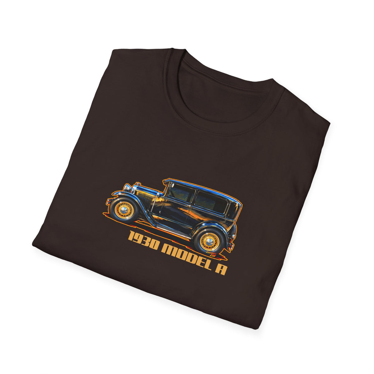 FORD MODEL A 1930 Vintage Collectible Fireball Art TeeShirt