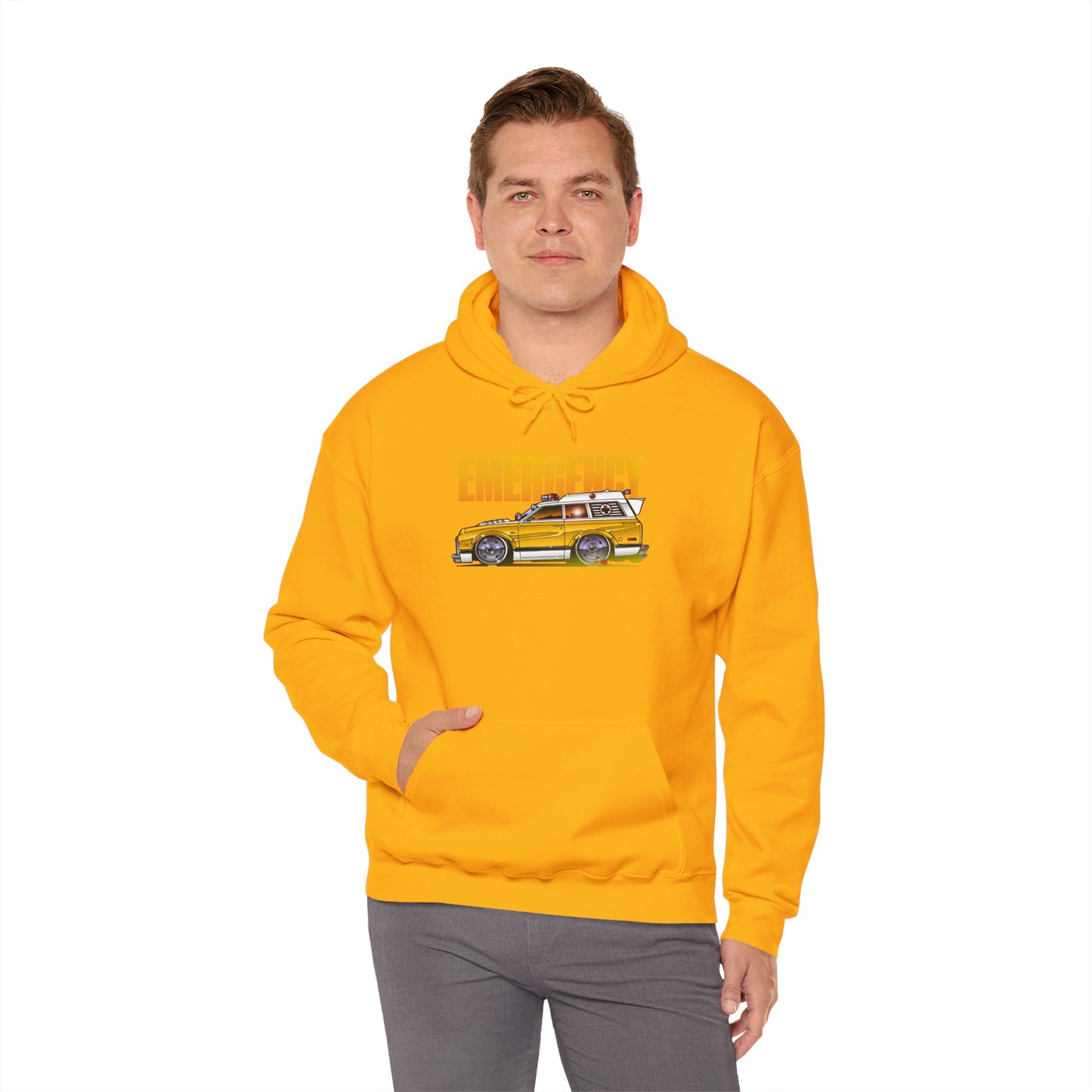 EMERGENCY AMBULANCE TV Show Concept Art Hooded Sweatshirt 9 Colors