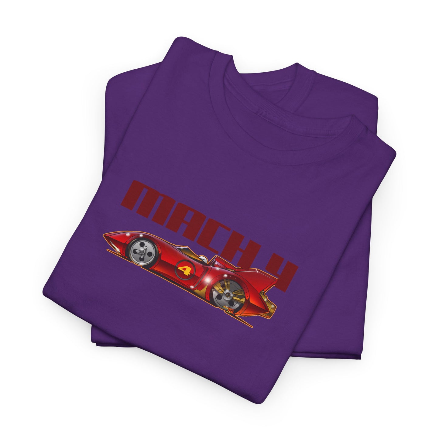 SPEED RACER MACH 4 Fireball Art Cotton Tee Shirt - Colors