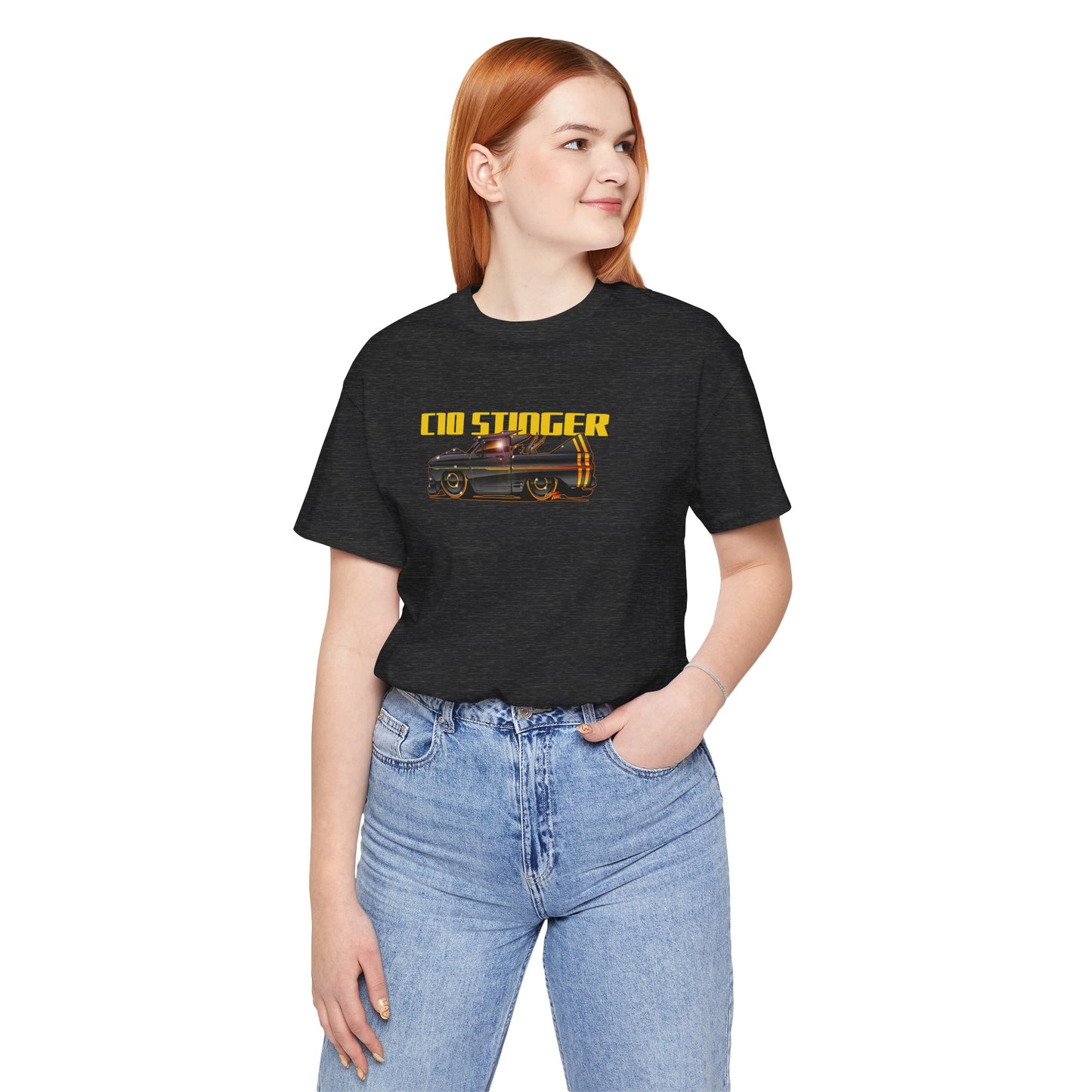 CHEVROLET C10 1960 Stinger Pickup Truck Custom Short Sleeve Tee 8 Colors