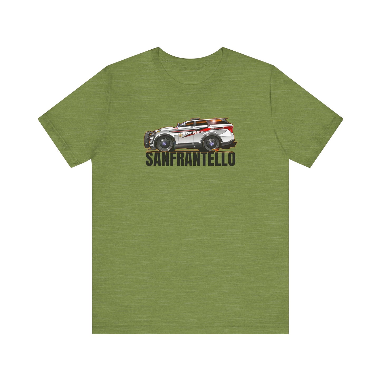 FORD EXPLORER POLICE CRUISER Sanfrantello 09 Tribute Concept Art Short Sleeve Tee 12 Colors