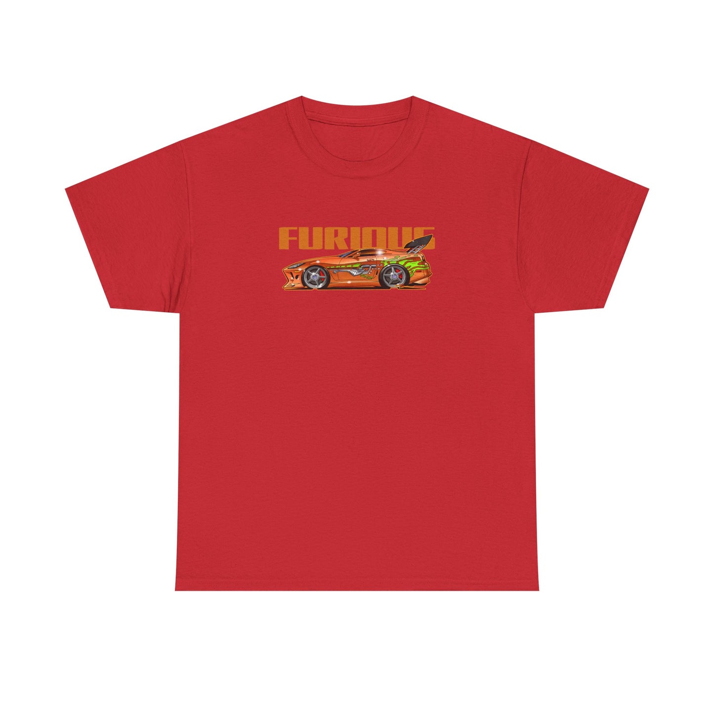 FAST & FURIOUS 1994 TOYOTA SUPRA MK IV Fireball Art Tee Shirt - Multiple Sizes