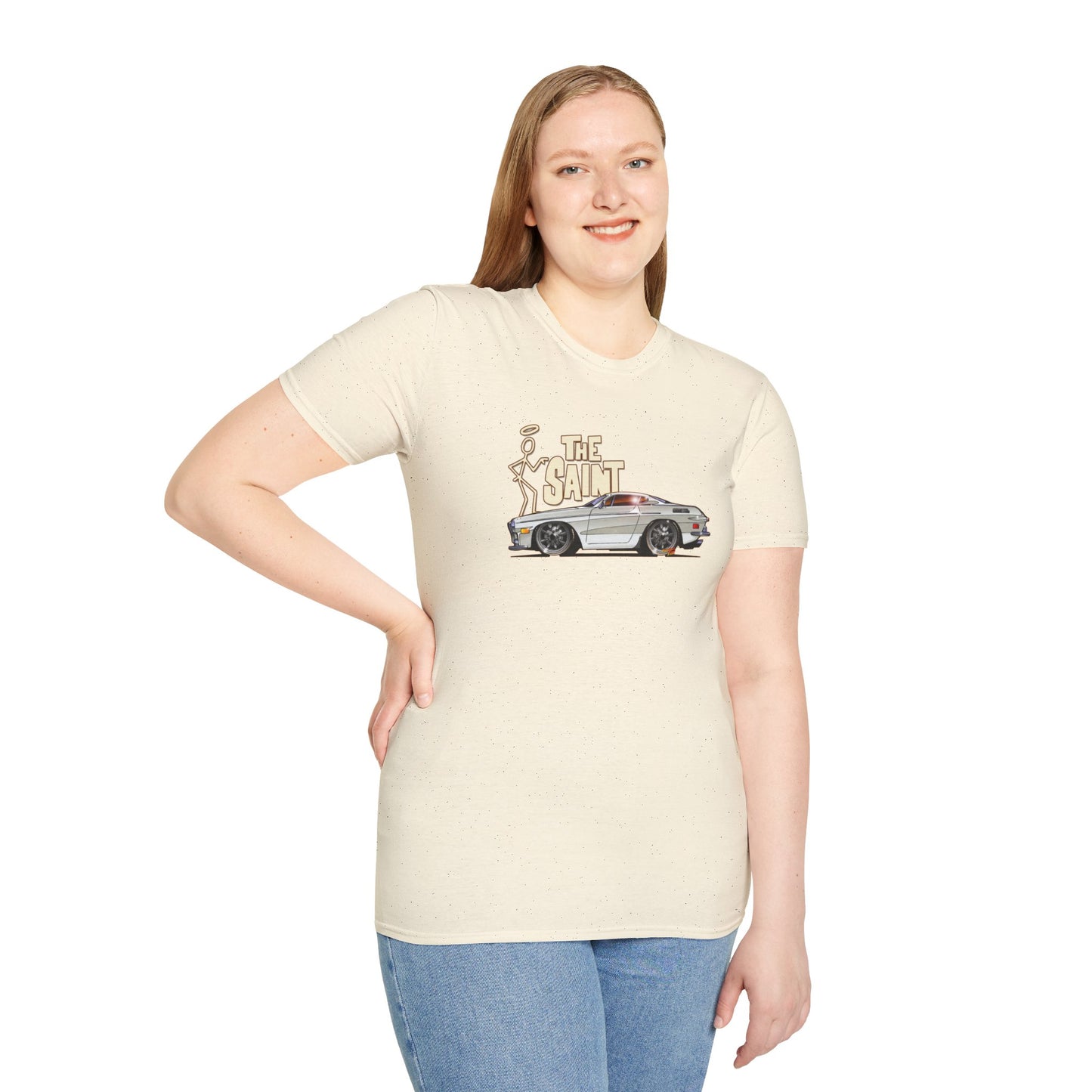 THE SAINT 1967 VOLVO 1800 S ST1 Concept Art Unisex Softstyle T-Shirt 13 Colors