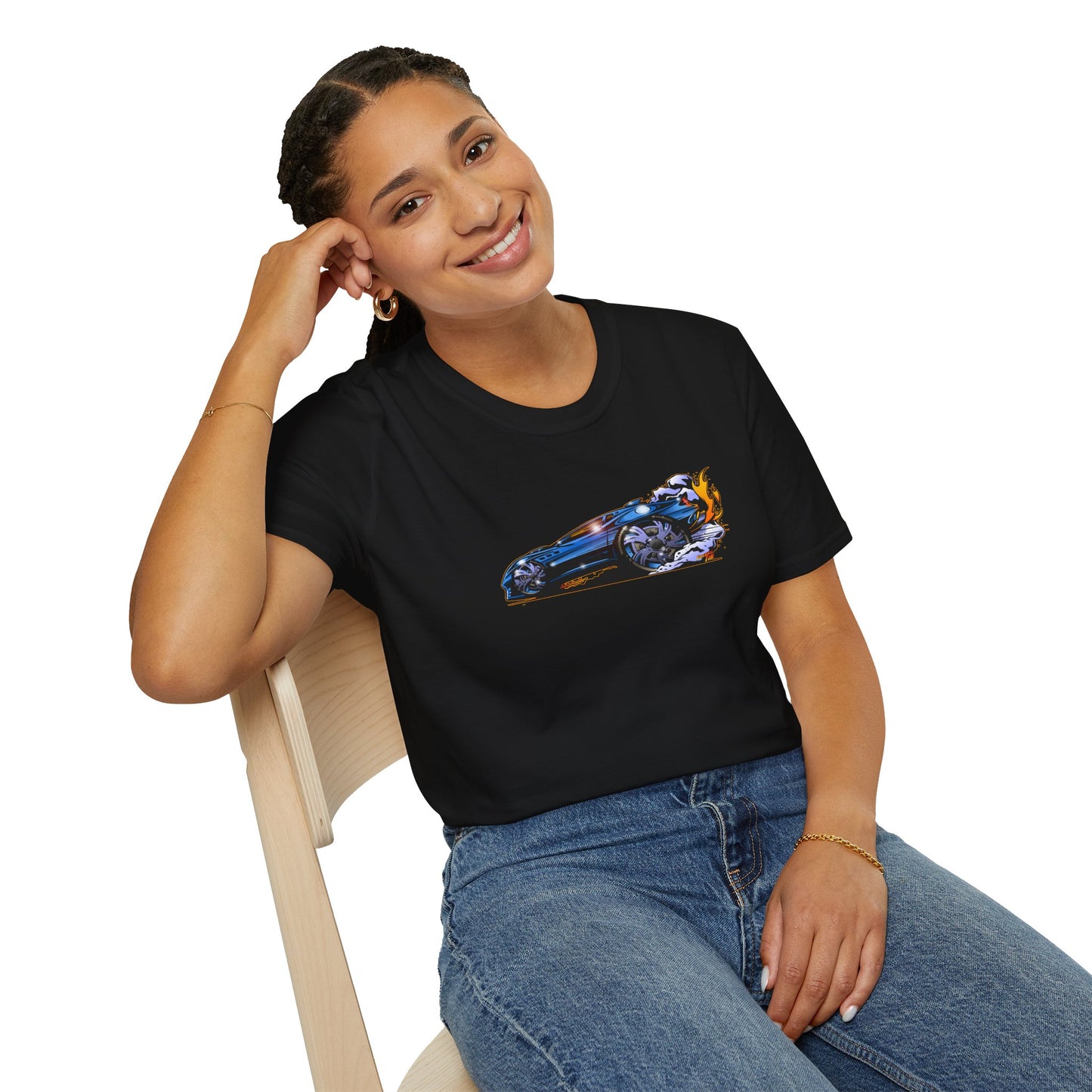 MASERATI FLAME Fireball Art Softstyle T-Shirt Multiple Colors