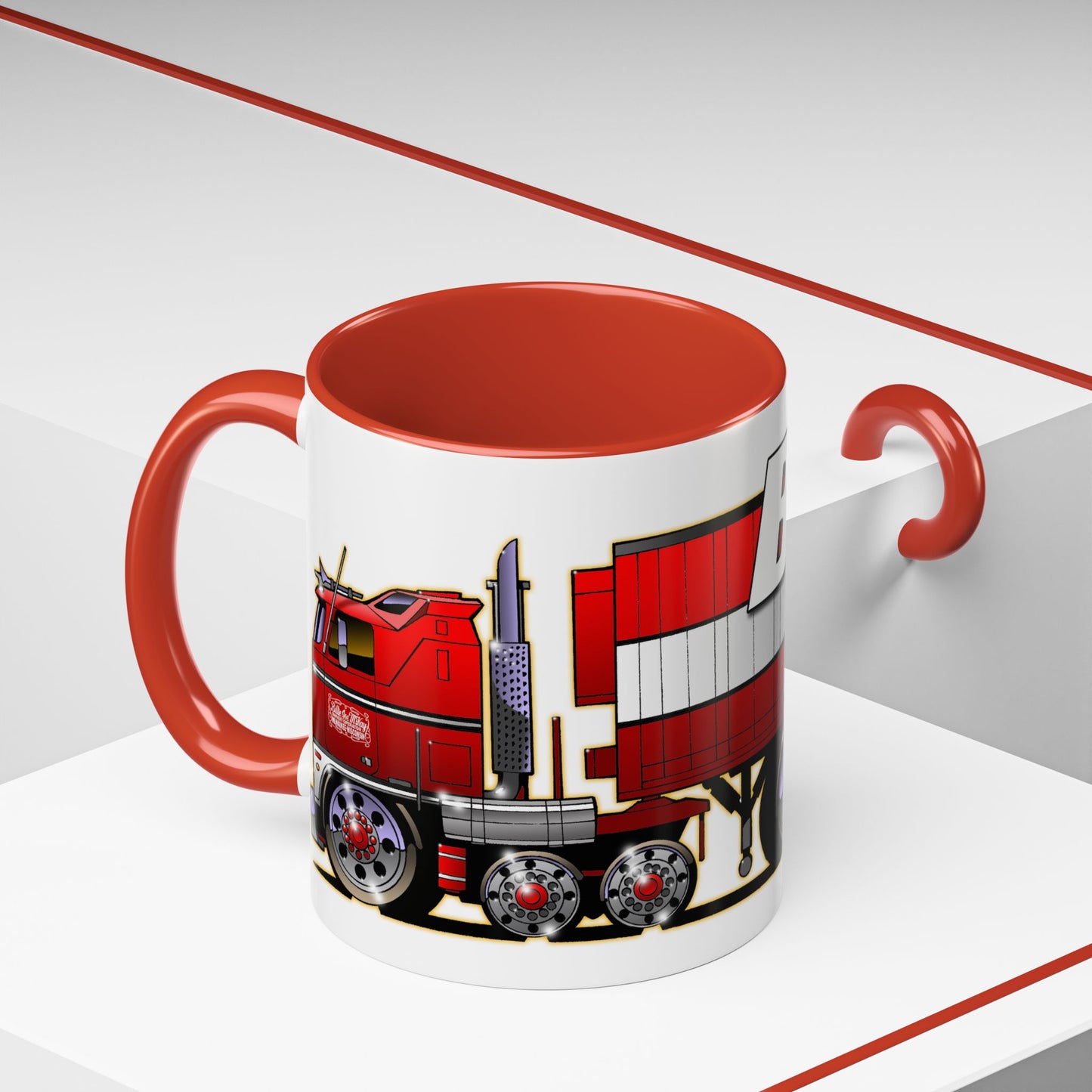 BJ AND THE BEAR TV Show Semi Truck Collectible Coffee Mug - 2 Sizes