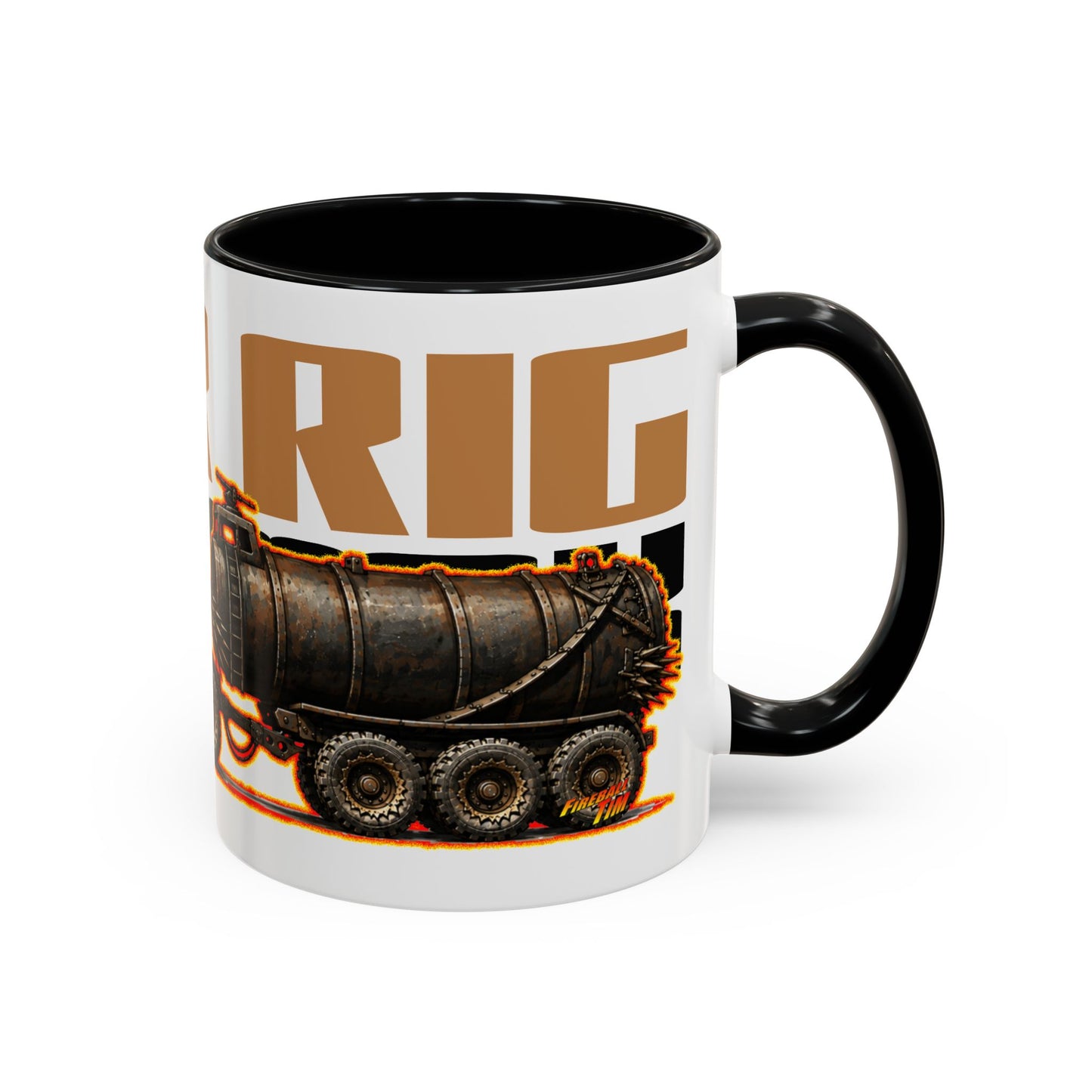 MAD MAX War Rig Collectible Fireball Art Coffee Mug - 2 Sizes