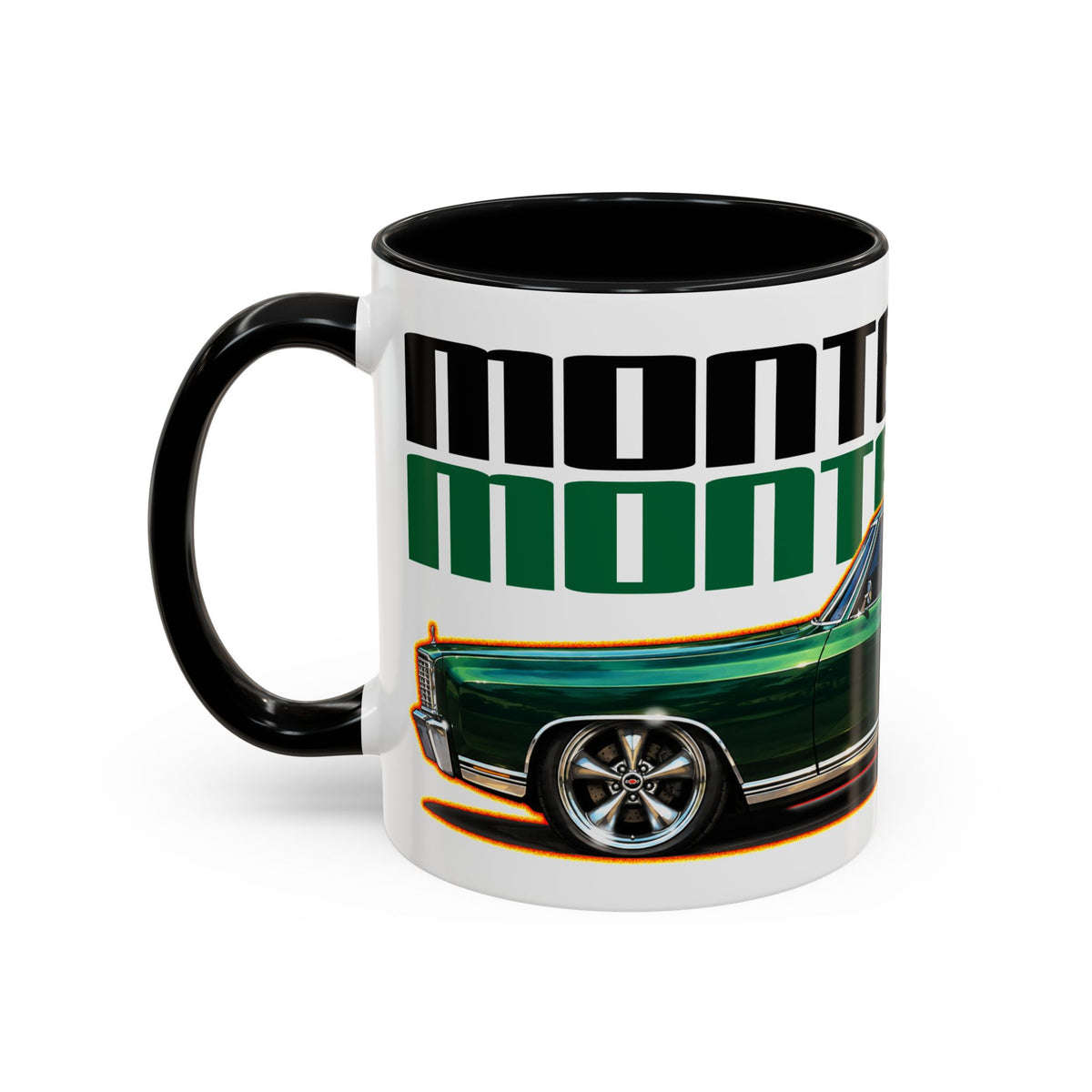 CHEVY MONTE CARLO 1971 Collectible Fireball Art Coffee Mug - 2 Sizes