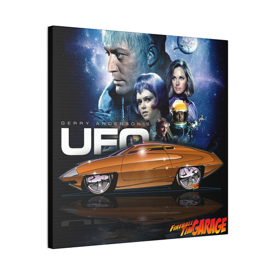 UFO ED STRAKER Scifi TV Car Canvas Art Print - 1 Sizes