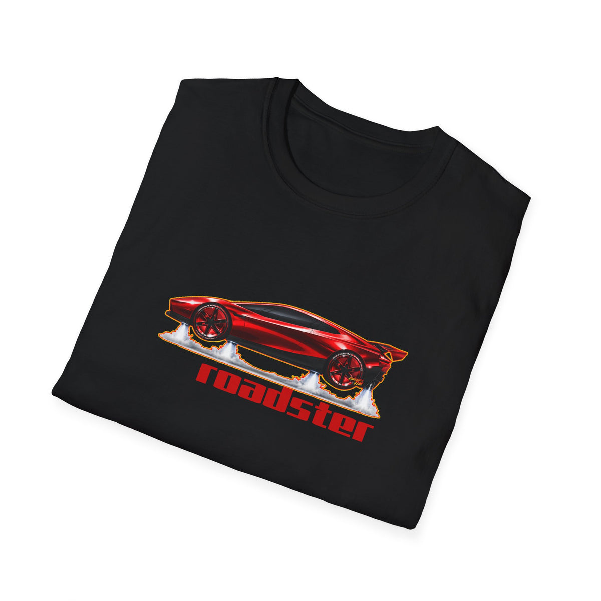 TESLA FLYING ROADSTER Collectible Fireball Art TeeShirt