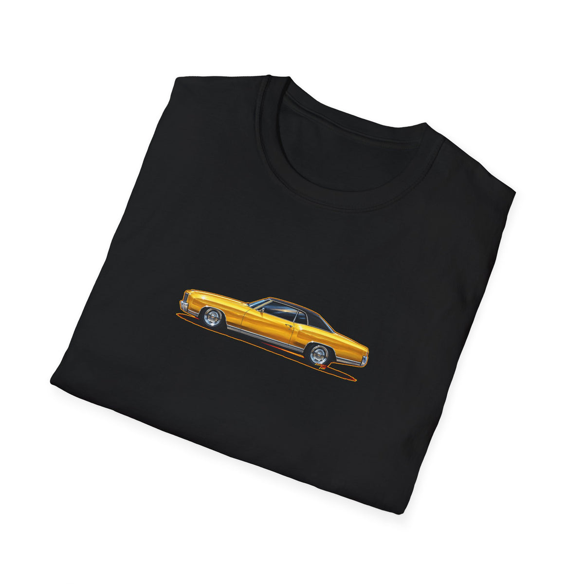 CHEVROLET MONTE CARLO 1972 Collectible Fireball Art TeeShirt