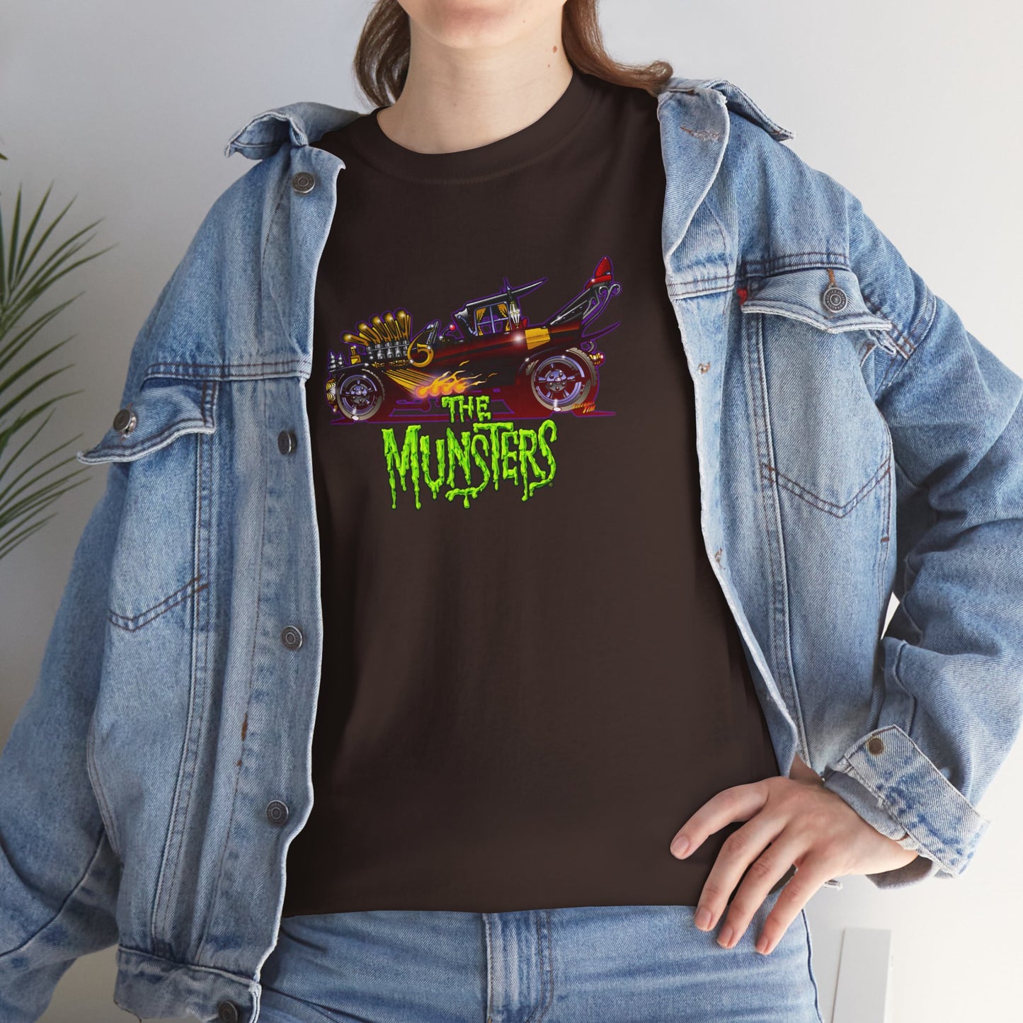 THE MUNSTERS TV Show Munster Koach Concept Art Cotton Tee Shirt 11 Colors