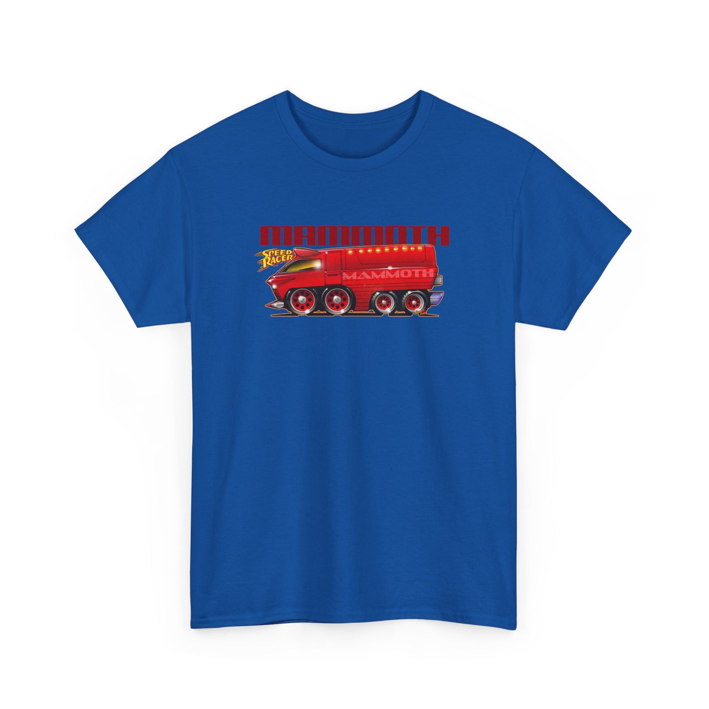 SPEED RACER MAMMOTH CAR Fireball Art Tee Shirt - Multiple Colors