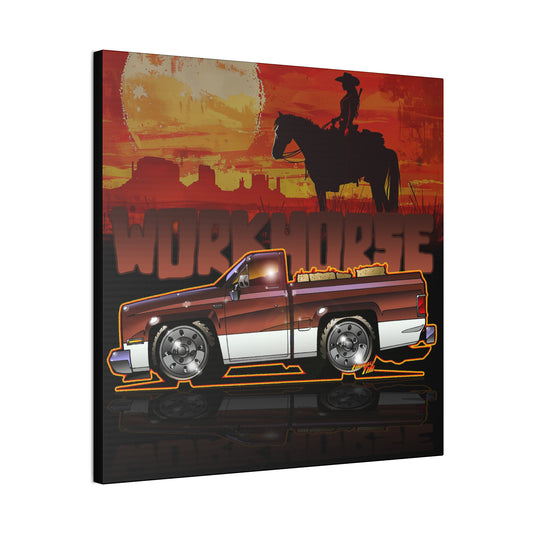 GMC SIERRA CLASSIC PICKUP 1982 Canvas Art Print 2 Sizes