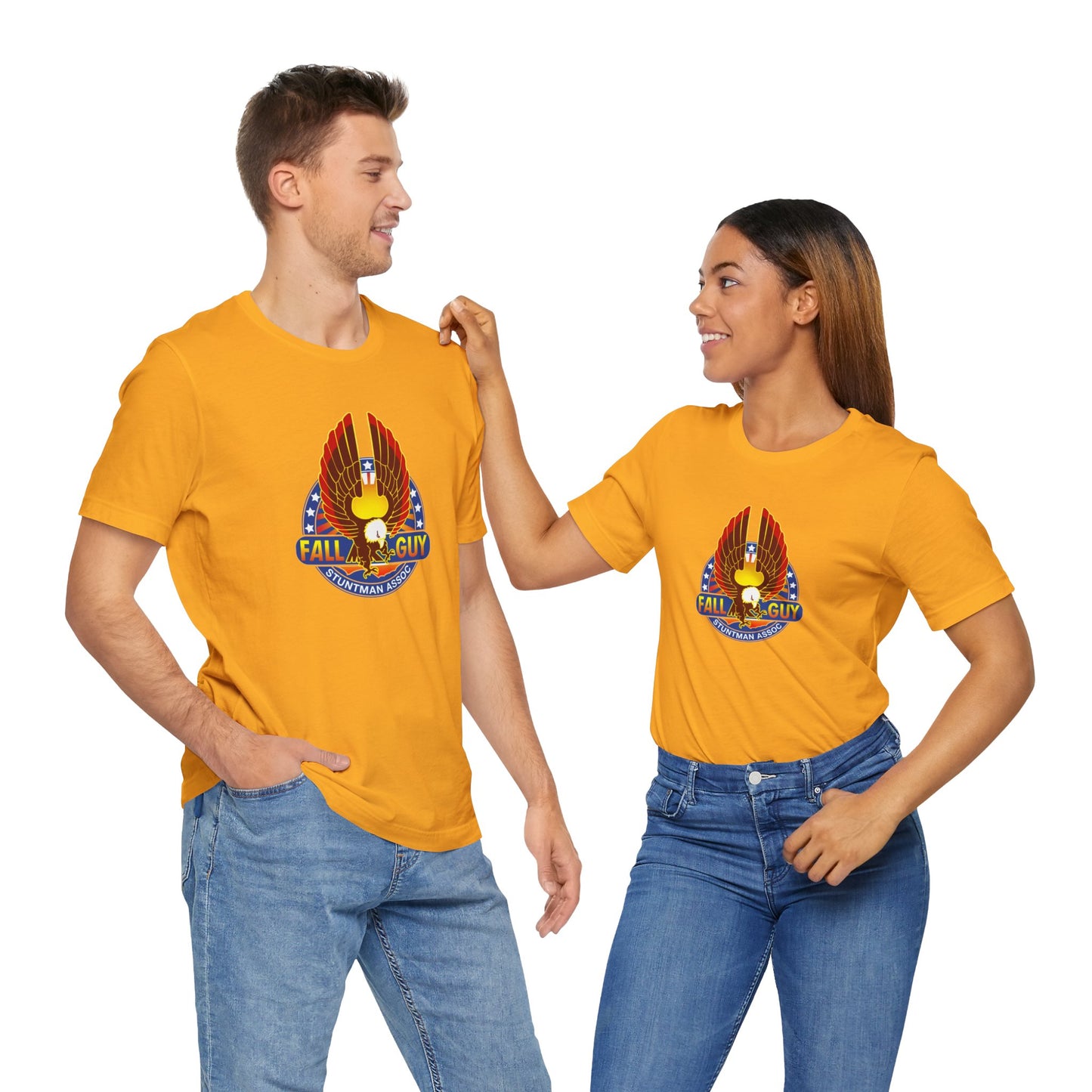 THE FALL GUY Stuntman Association Unisex Jersey Short Sleeve Tee - 12 Colors