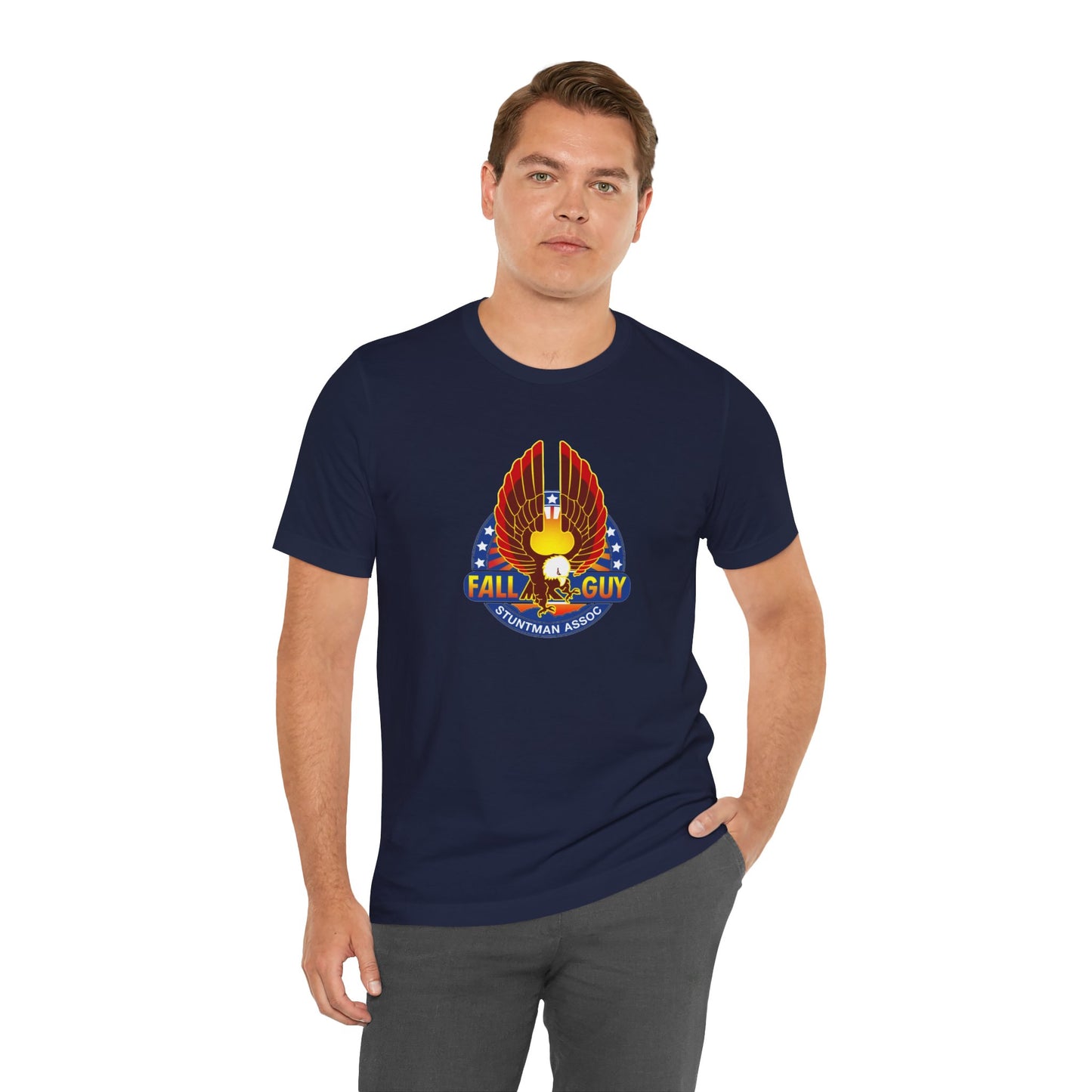 THE FALL GUY Stuntman Association Unisex Jersey Short Sleeve Tee - 12 Colors
