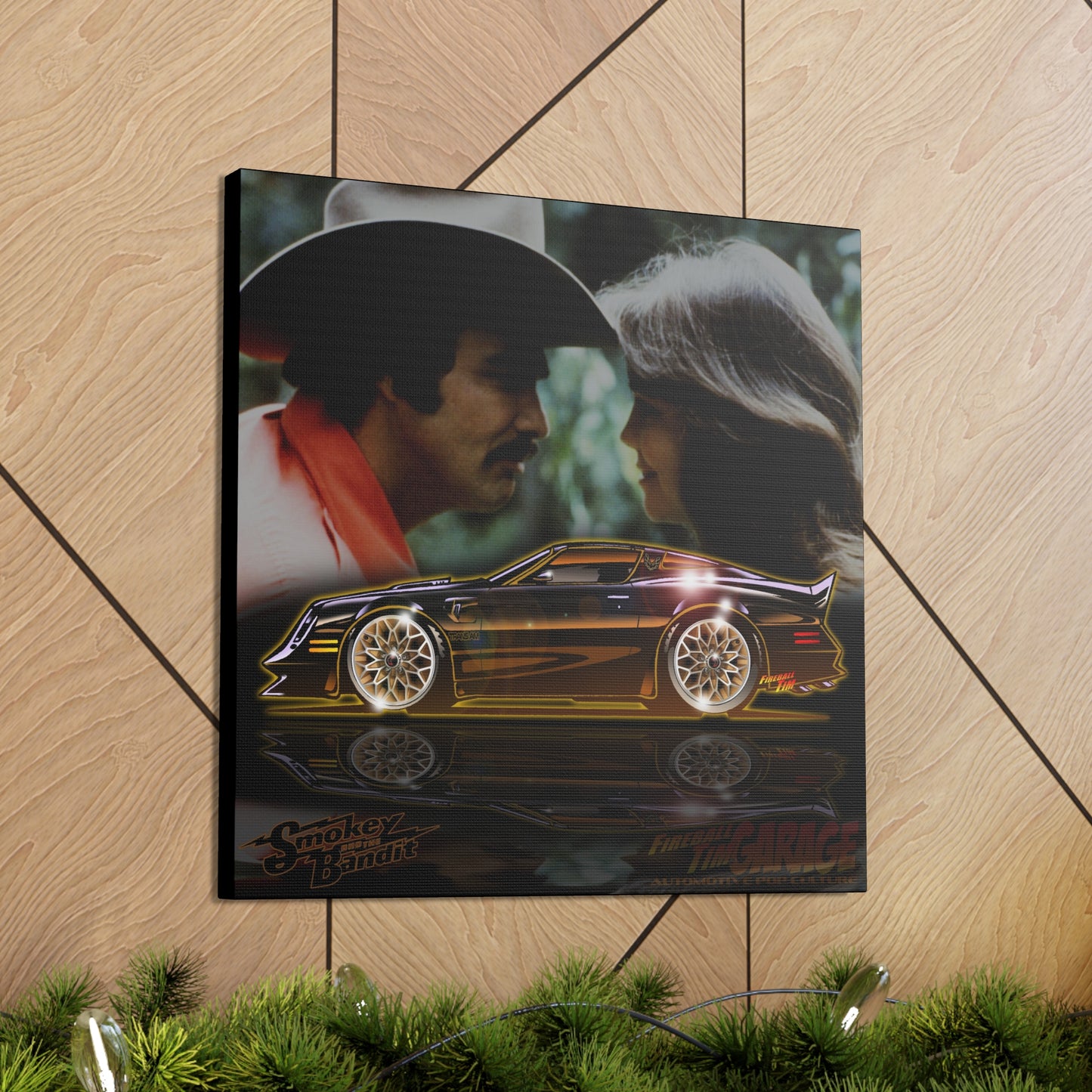 SMOKEY AND THE BANDIT Pontiac Trans Am Concept Art Canvas MASTERPRINT 3 Sizes