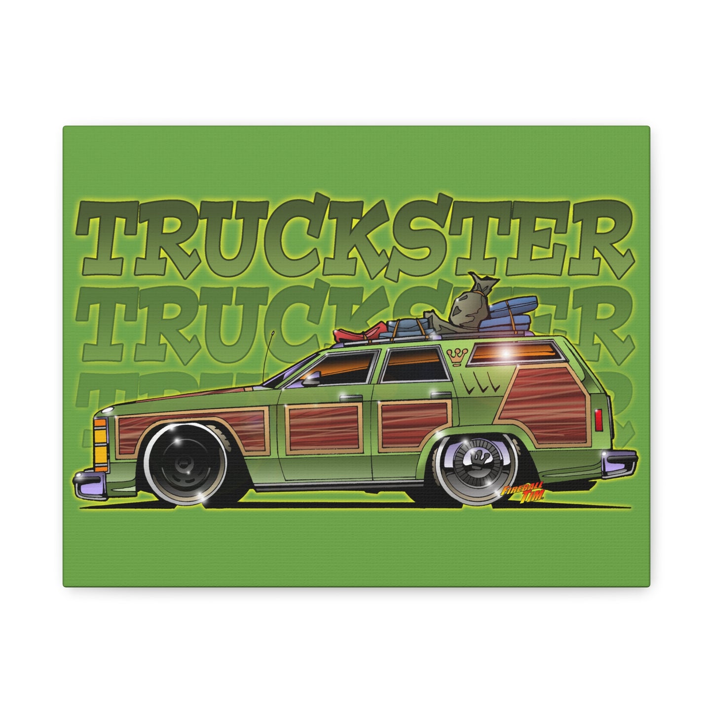 NATIONAL LAMPOON'S VACATION FAMILY TRUCKSTER Movie Car Canvas Gallery Art Print 11x14