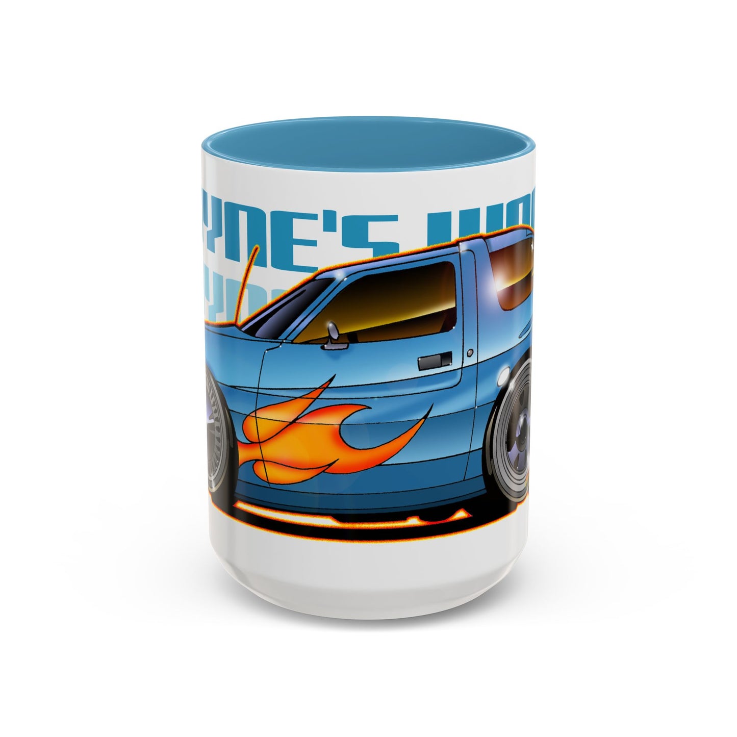 WAYNE'S WORLD AMC PACER Movie Car Fireball Art Coffee Mug - 2 Sizes