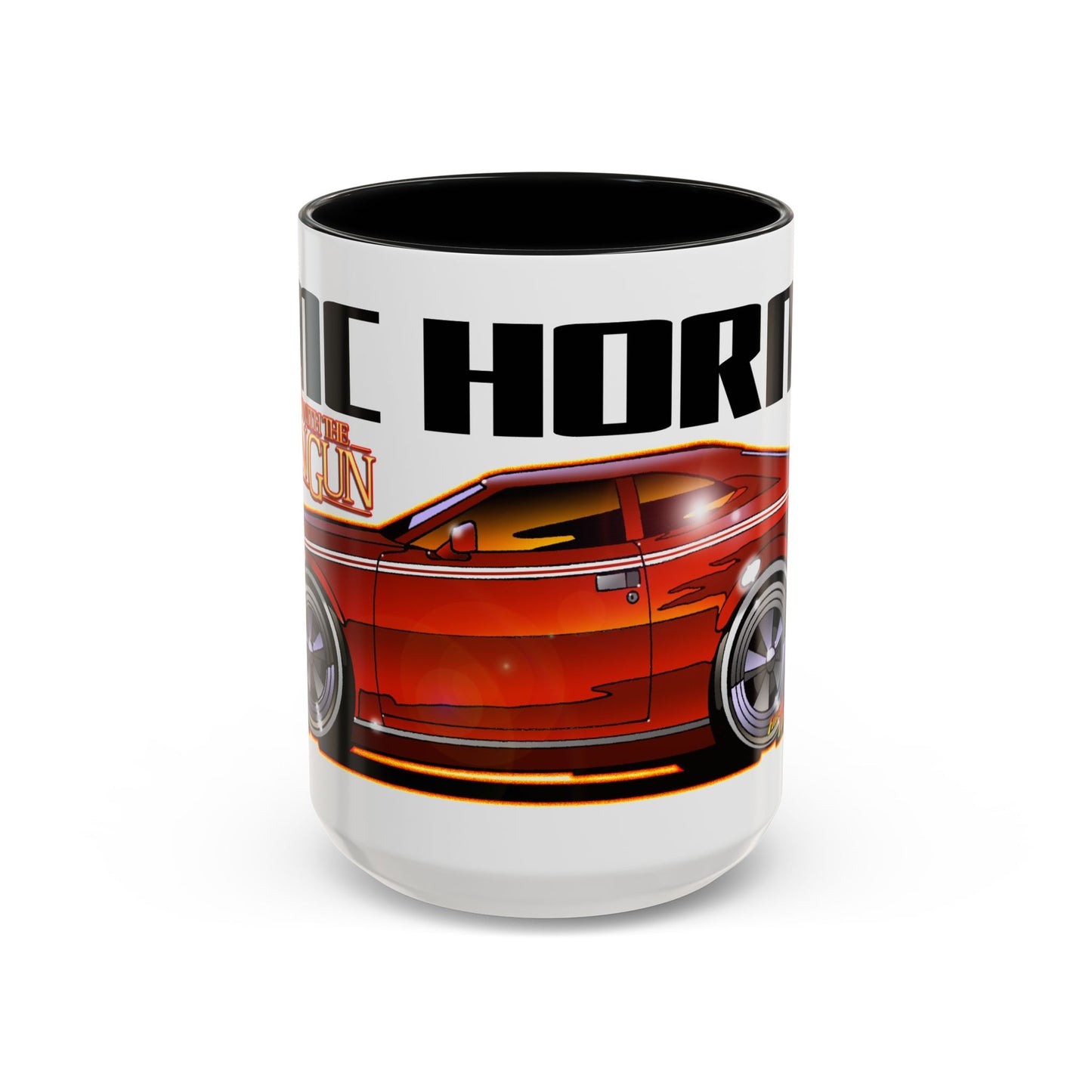 MAN WITH THE GOLDEN GUN AMC Hornet James Bond Fireball Art Collectible Coffee Mug