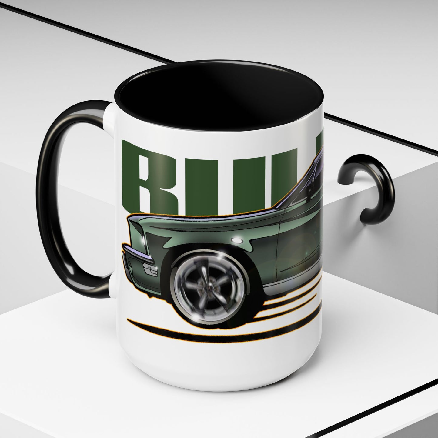 BULLITT FORD MUSTANG Steve McQueen Collectible Coffee Art Mug 2 Sizes
