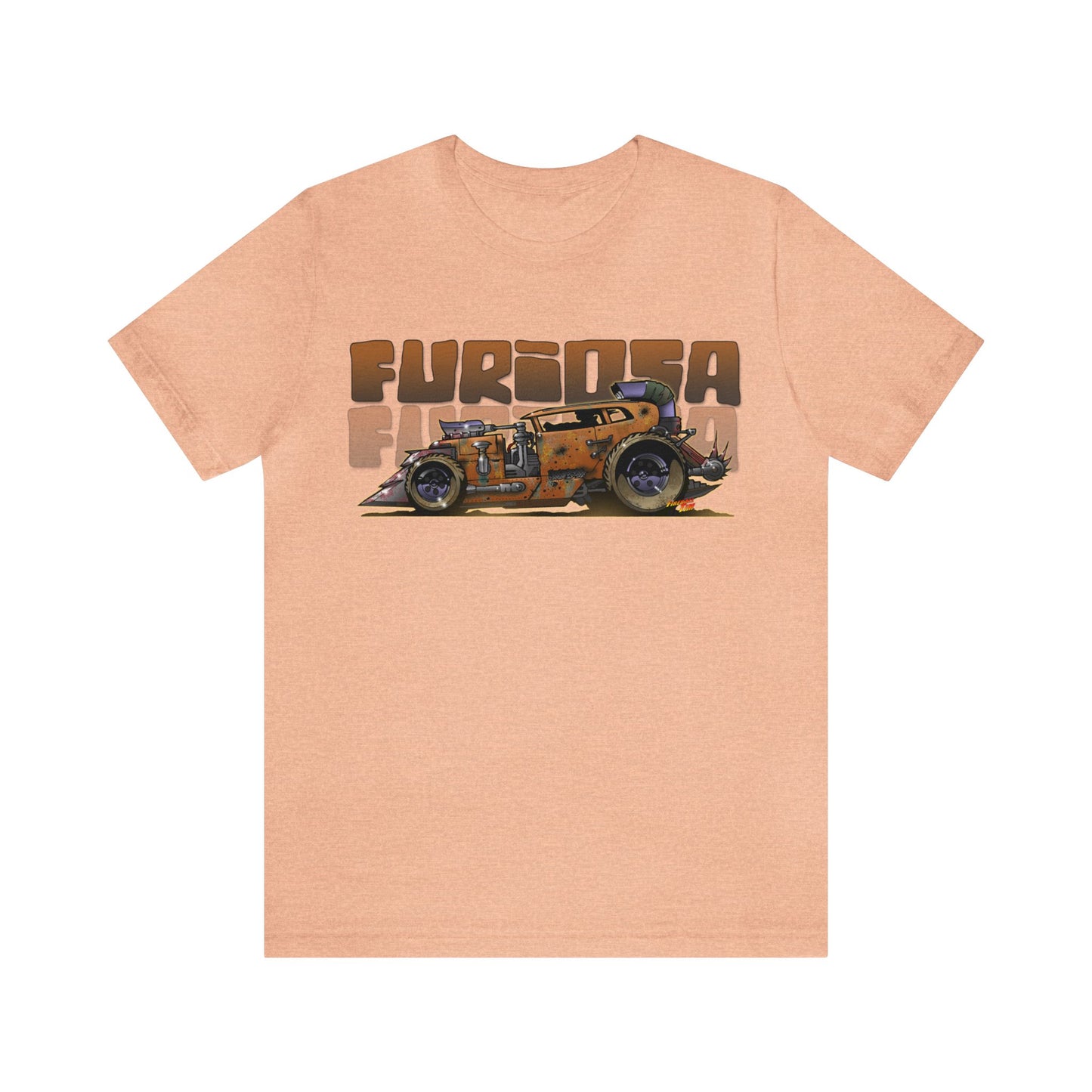 FURIOSA Mad Max Movie Car Hot Rod Jersey Short Sleeve Tee