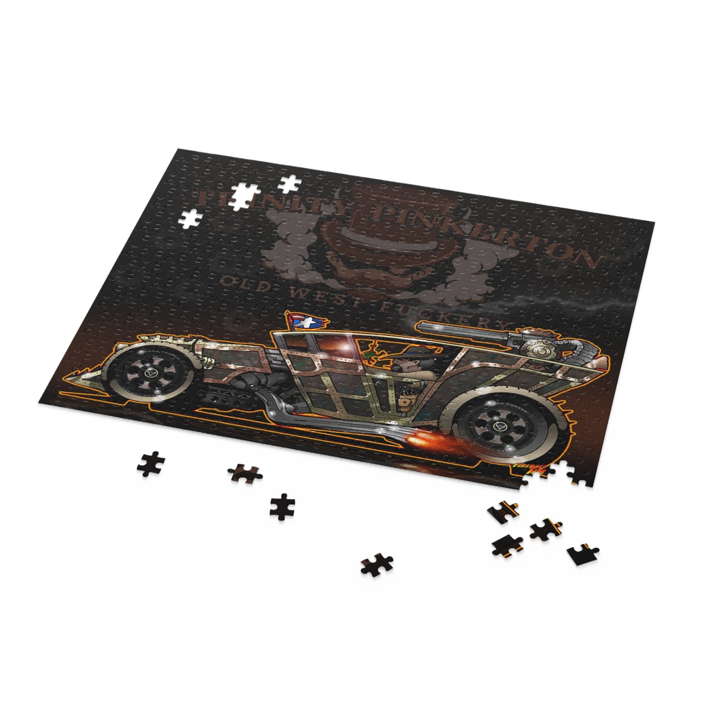 TRINITY PINKERTON Hot Rod Concept Art Puzzle (500-Piece)