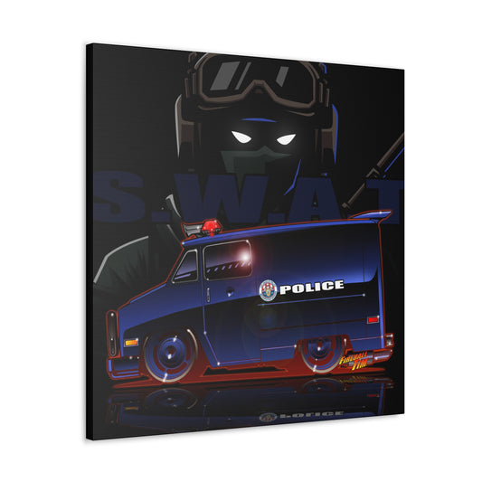 SWAT VAN TV Show MASTERPRINT Concept Art Canvas in 3 Sizes