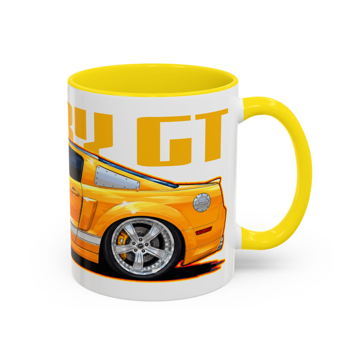 FORD MUSTANG SHELBY GT-C 2008 Collectible Fireball Art Coffee Mug - 2 Sizes