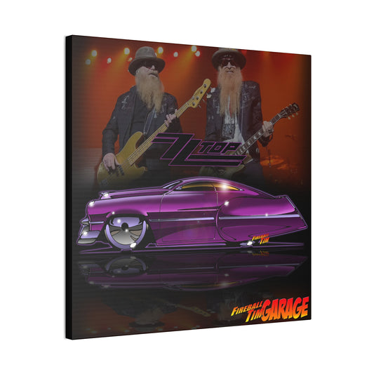 ZZTOP CADZILLA Custom Cadillac Canvas Art Print - 2 Sizes