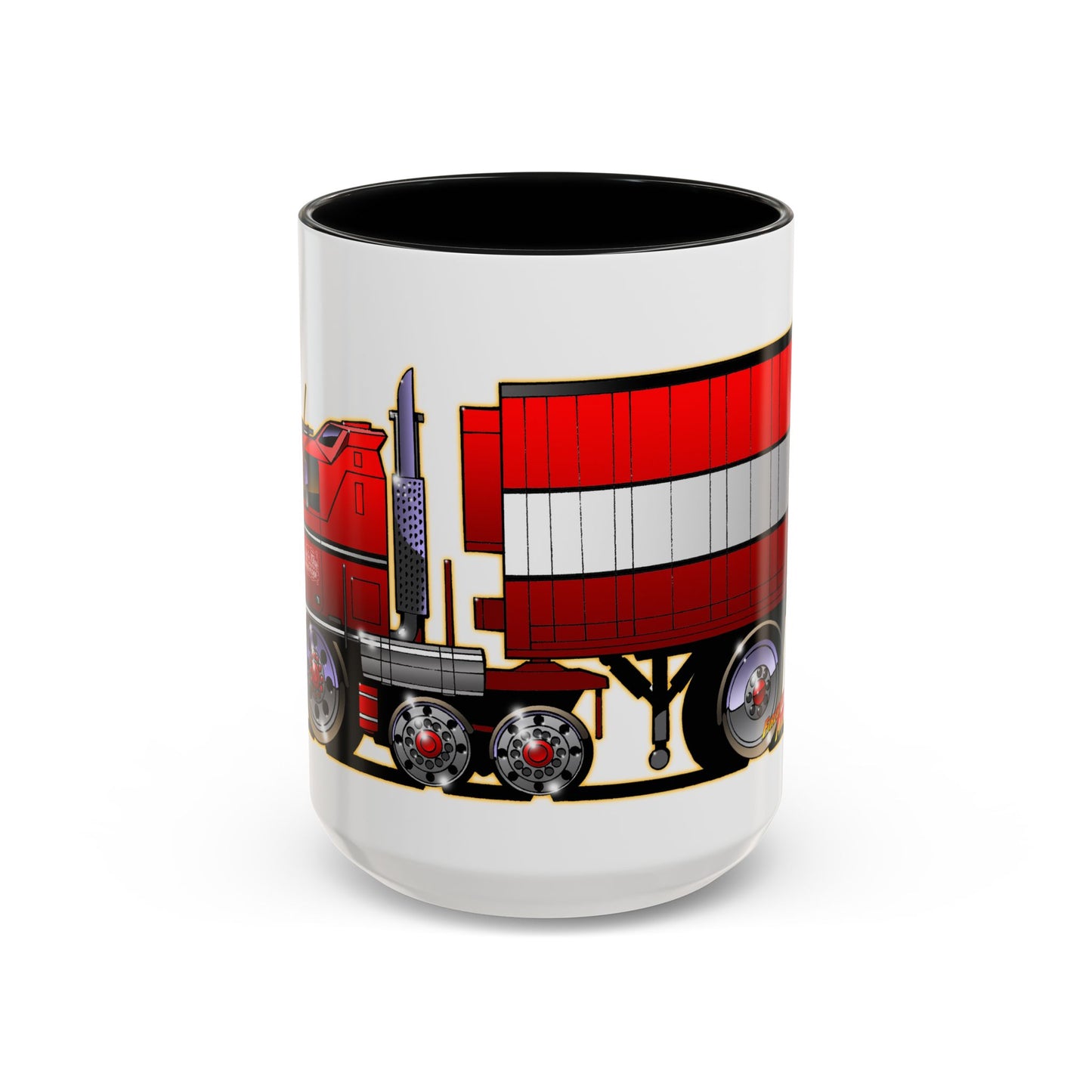 BJ AND THE BEAR TV Show Semi Truck Concept Art Coffee Mug 2 Sizes 2 Colors