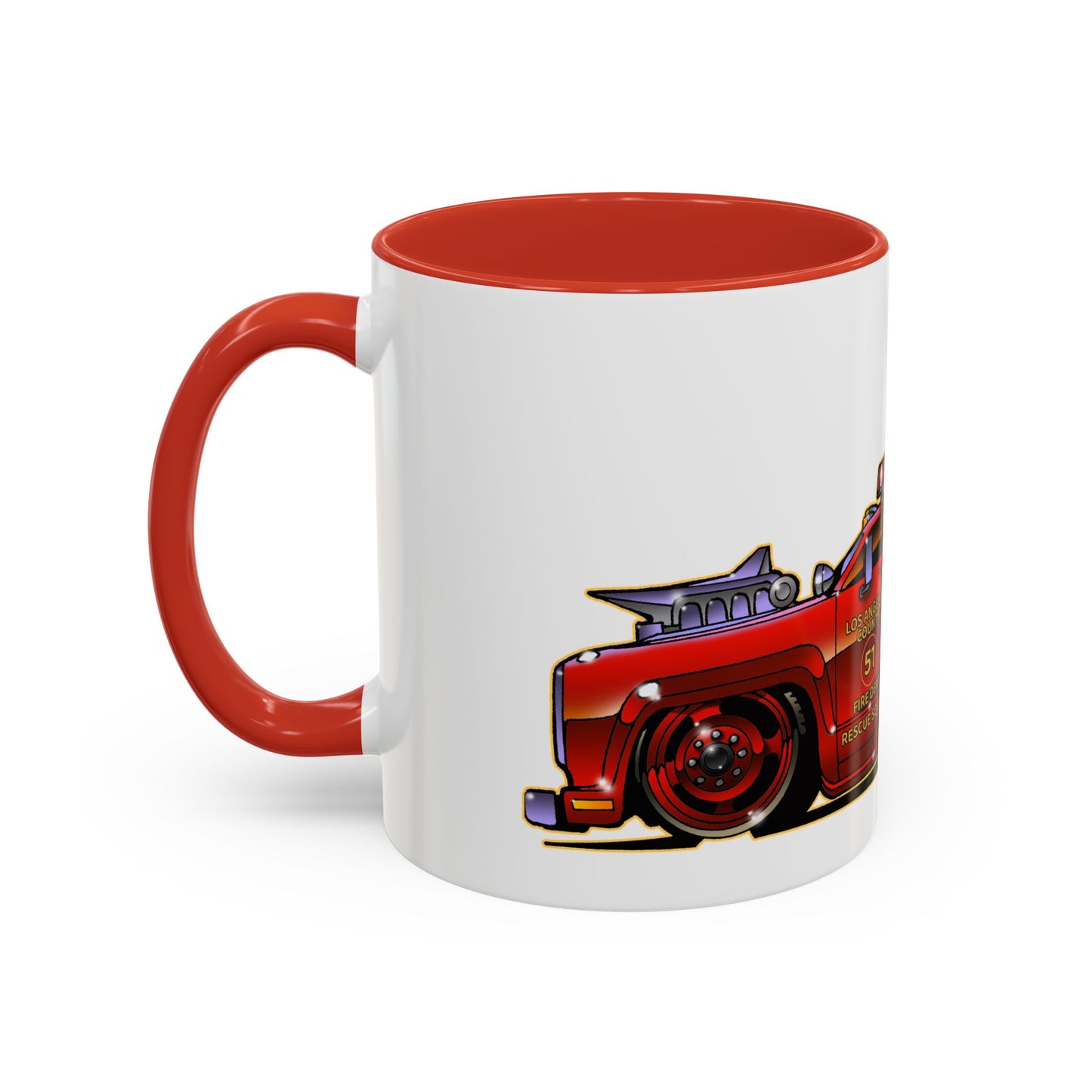 EMERGENCY SQUAD 51 Paramedic Truck Concept Art Coffee Mug 11oz